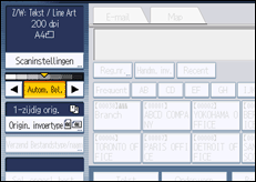 Schermafbeelding bedieningspaneel