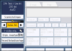 Schermafbeelding bedieningspaneel