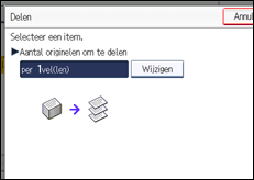 Schermafbeelding bedieningspaneel