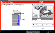 Schermafbeelding bedieningspaneel