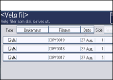 Illustrasjon av brukerpanel