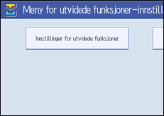 Illustrasjon av skjermpanelet