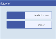 Illustrasjon av skjermpanelet