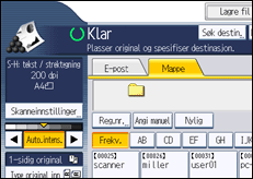 Illustrasjon av brukerpanel