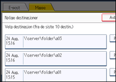 Illustrasjon av brukerpanel