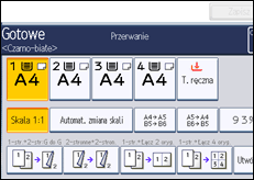 Ilustracja ekranu panela operacyjnego