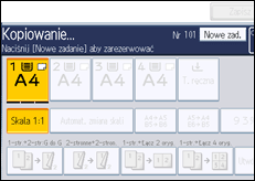 Ilustracja ekranu panela operacyjnego