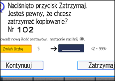 Ilustracja ekranu panela operacyjnego