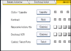 Ilustracja ekranu panela operacyjnego
