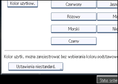 Ilustracja ekranu panela operacyjnego