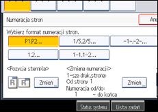Ilustracja ekranu panela operacyjnego