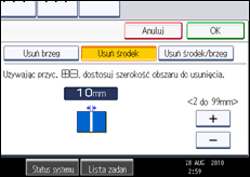 Ilustracja ekranu panela operacyjnego