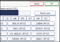 Ilustracja ekranu panela operacyjnego