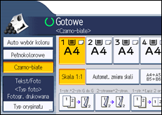 Ilustracja ekranu panela operacyjnego