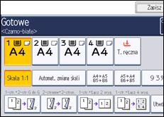 Ilustracja ekranu panela operacyjnego