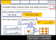 Ilustracja ekranu panela operacyjnego