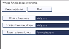 Ilustracja ekranu panela operacyjnego