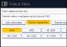 Ilustracja ekranu panela operacyjnego