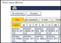 Ilustracja ekranu panela operacyjnego