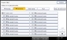 Ilustracja ekranu panela operacyjnego