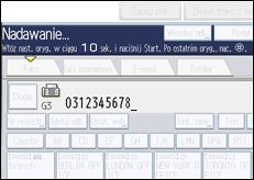 Ilustracja ekranu panela operacyjnego