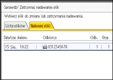 Ilustracja ekranu panela operacyjnego