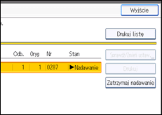 Ilustracja ekranu panela operacyjnego