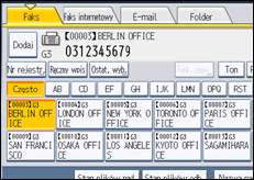 Ilustracja ekranu panela operacyjnego