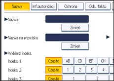 Ilustracja ekranu panela operacyjnego