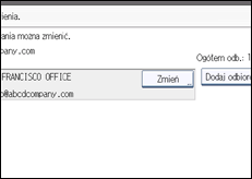 Ilustracja ekranu panela operacyjnego