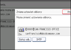 Ilustracja ekranu panela operacyjnego