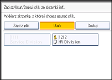 Ilustracja ekranu panela operacyjnego