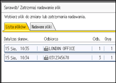 Ilustracja ekranu panela operacyjnego