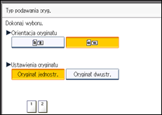 Ilustracja ekranu panela operacyjnego