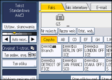 Ilustracja ekranu panela operacyjnego