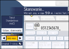 Ilustracja ekranu panela operacyjnego
