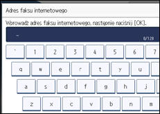 Ilustracja ekranu panela operacyjnego