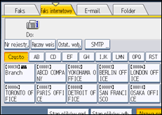 Ilustracja ekranu panela operacyjnego