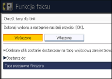 Ilustracja ekranu panela operacyjnego