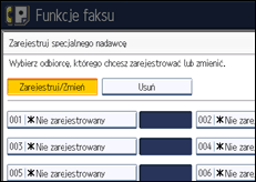 Ilustracja ekranu panela operacyjnego