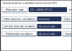 Ilustracja ekranu panela operacyjnego