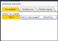 Ilustracja ekranu panela operacyjnego