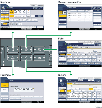 Ilustracja sposobu zmiany trybu