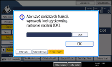 Ilustracja ekranu panela operacyjnego