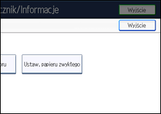 Ilustracja ekranu panela operacyjnego