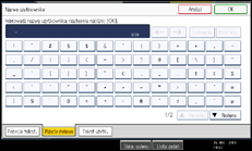 Ilustracja ekranu panela operacyjnego