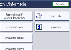 Ilustracja ekranu panela operacyjnego