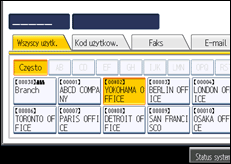 Ilustracja ekranu panela operacyjnego