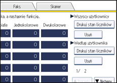 Ilustracja ekranu panela operacyjnego