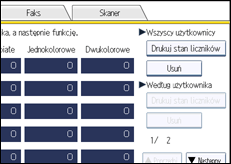 Ilustracja ekranu panela operacyjnego